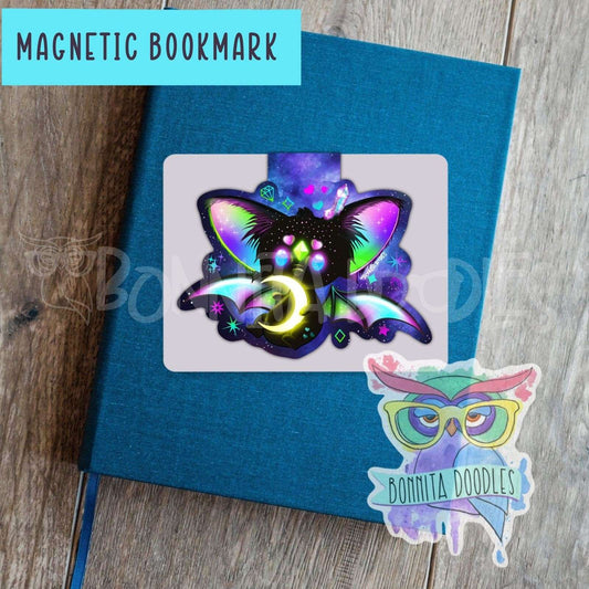 Galaxy bat magnetic bookmark - the perfect gift