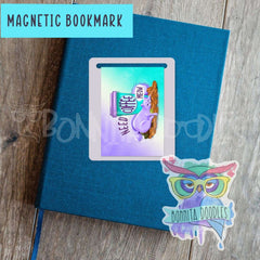 Need coffee meow! Coffee lovers magnetic bookmark - the perfect gift