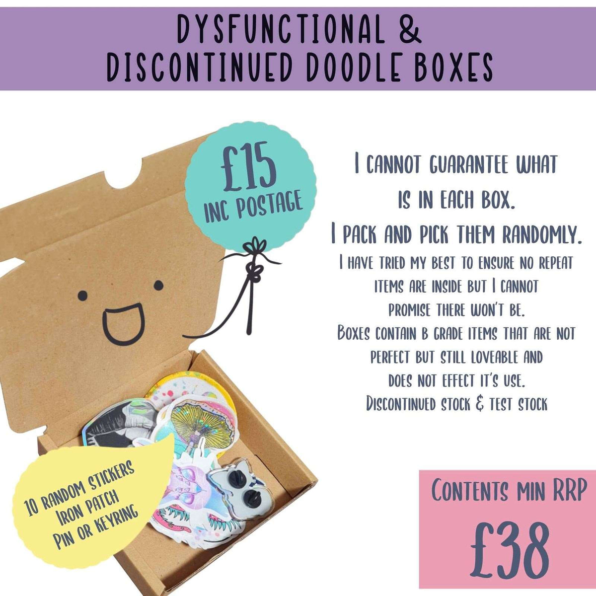 Dysfunctional doodle blind boxes