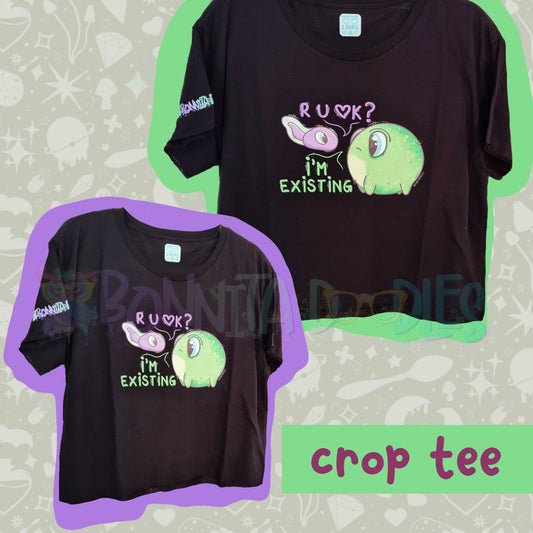Crop Tee R U OK? 2XL