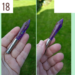 Resin pencil extender, handmade for artists, colourists and more