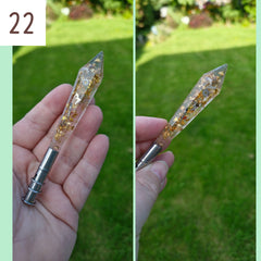 Resin pencil extender, handmade for artists, colourists and more