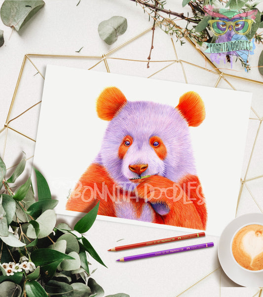 Amethyst - Panda - Original drawing