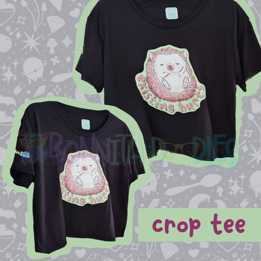 Crop Tee Existing Hurts Hedgehog XL