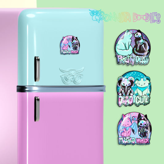 B GRADE Large Acrylic Magnet - 3 designs available
