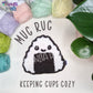 Mug Rug kawaii sushi - MADE TO ORDER