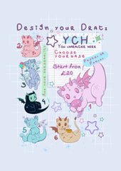 YCH Dratz - Your Character Here | Custom Order | Digital Product