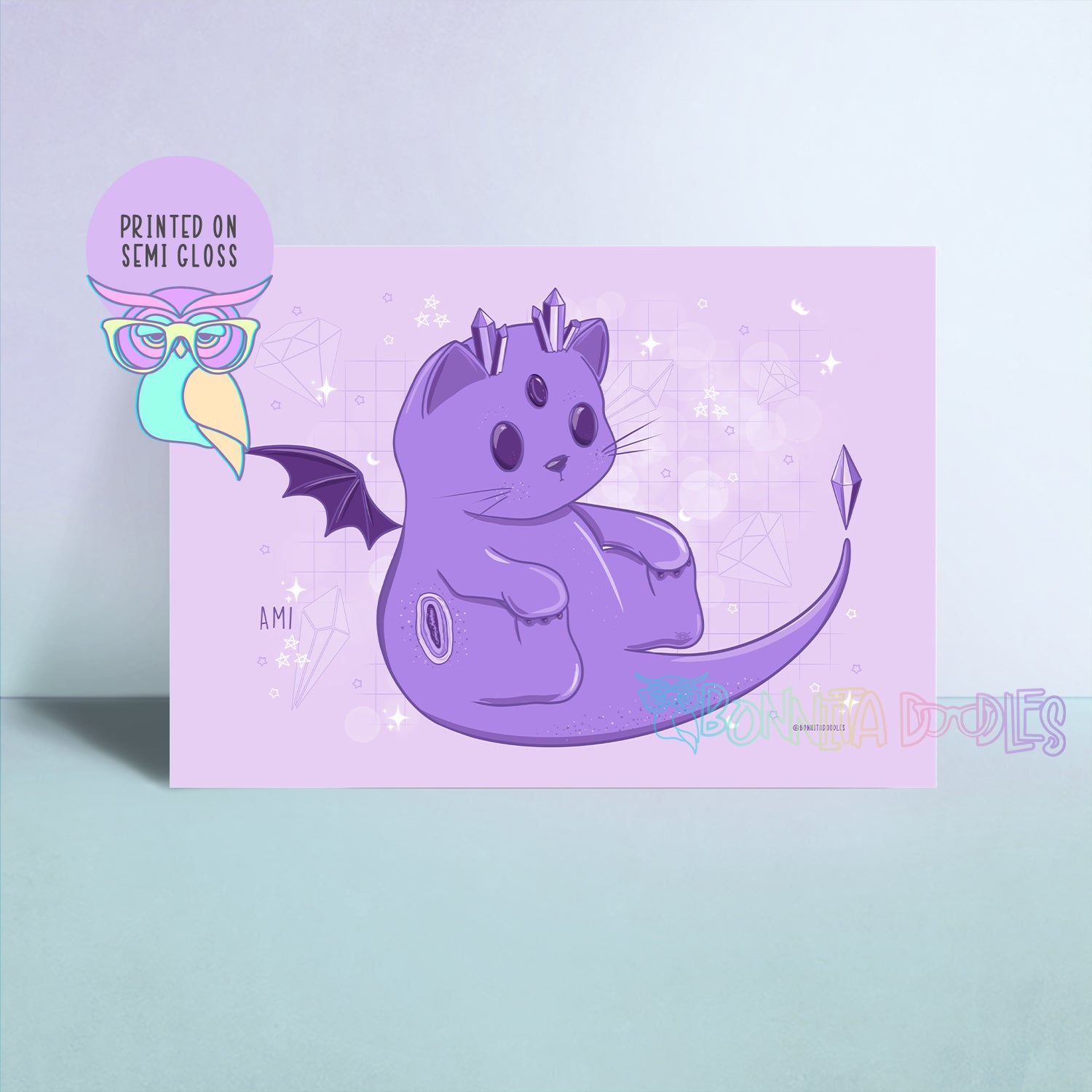 Dratz Ami Amethyst A6 print