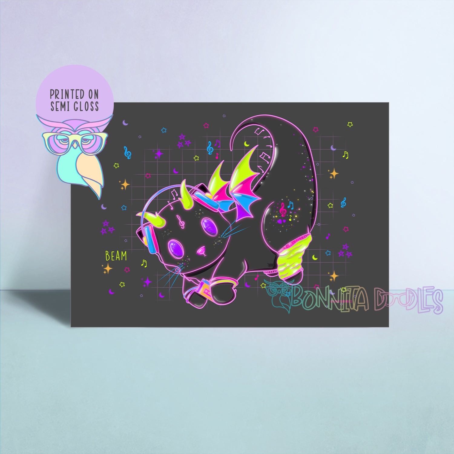 Dratz Beam Dance A6 print