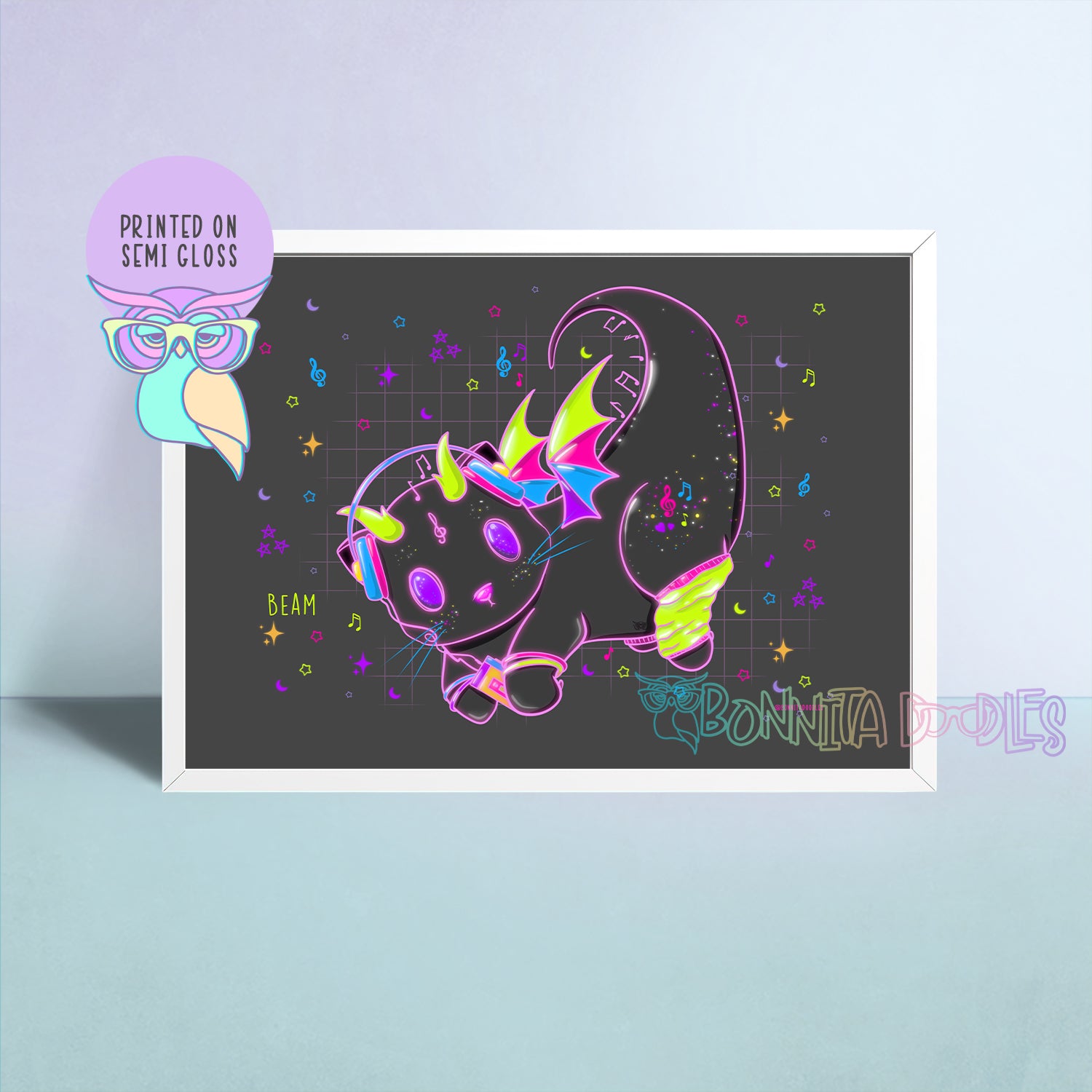 Dratz Beam Dance A6 print