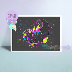 Dratz Beam Dance A6 print