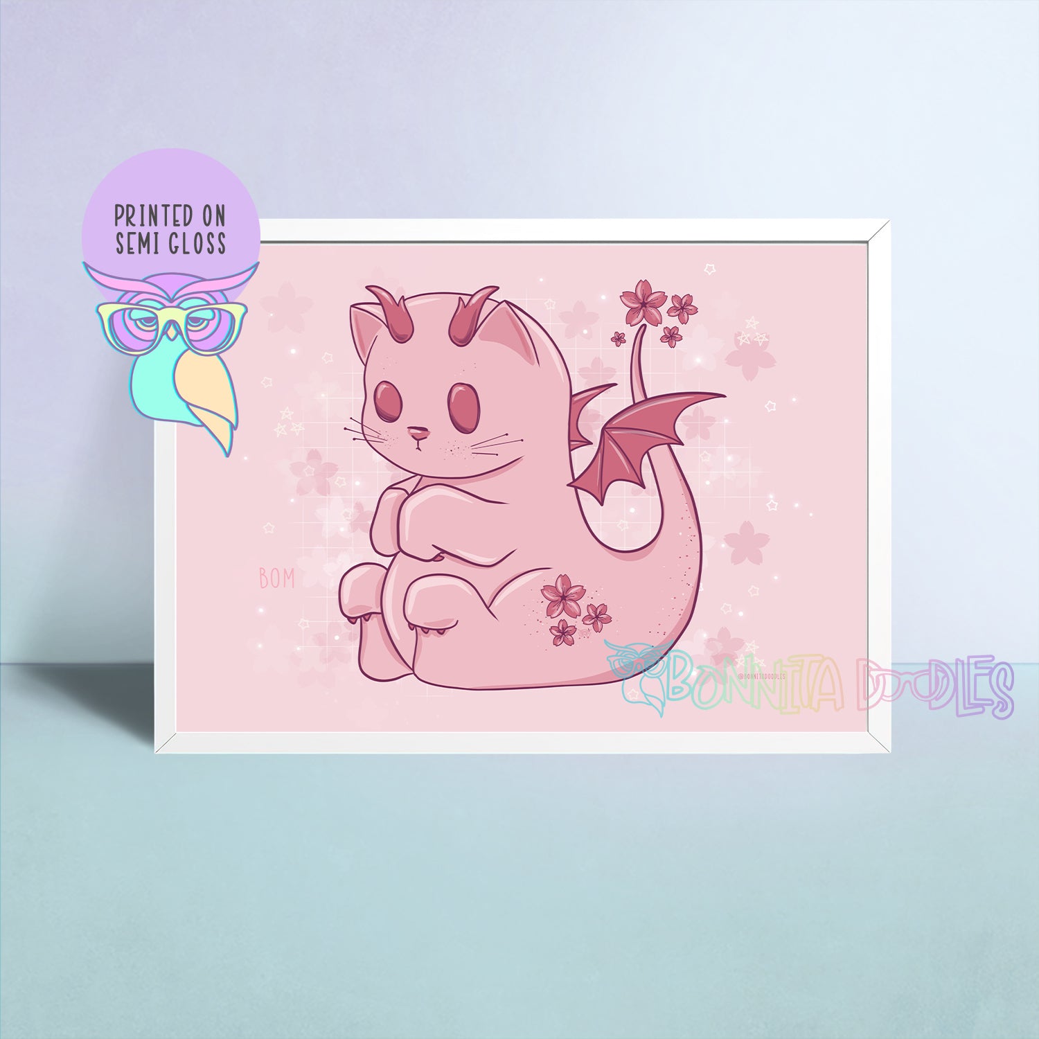 Dratz Bom Floral A6 print