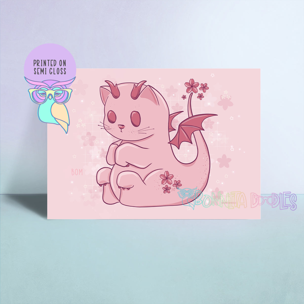 Dratz Bom Floral A6 print