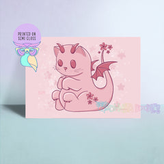 Dratz Bom Floral A6 print