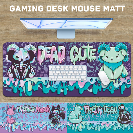 Gaming Desk Mouse Matt Pad - 3 designs available
