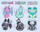 B GRADE Large Acrylic Keychain - Double sided!