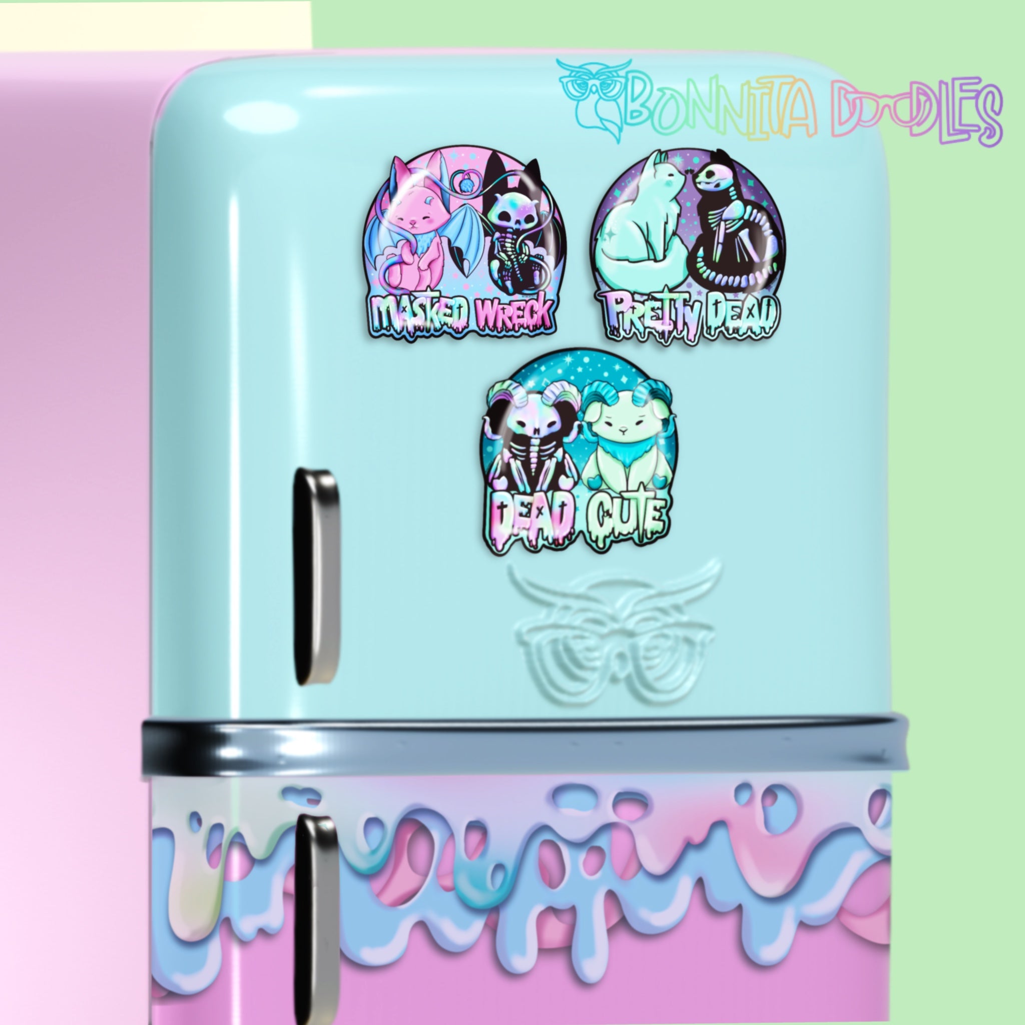 Large Acrylic Magnet - 3 designs available