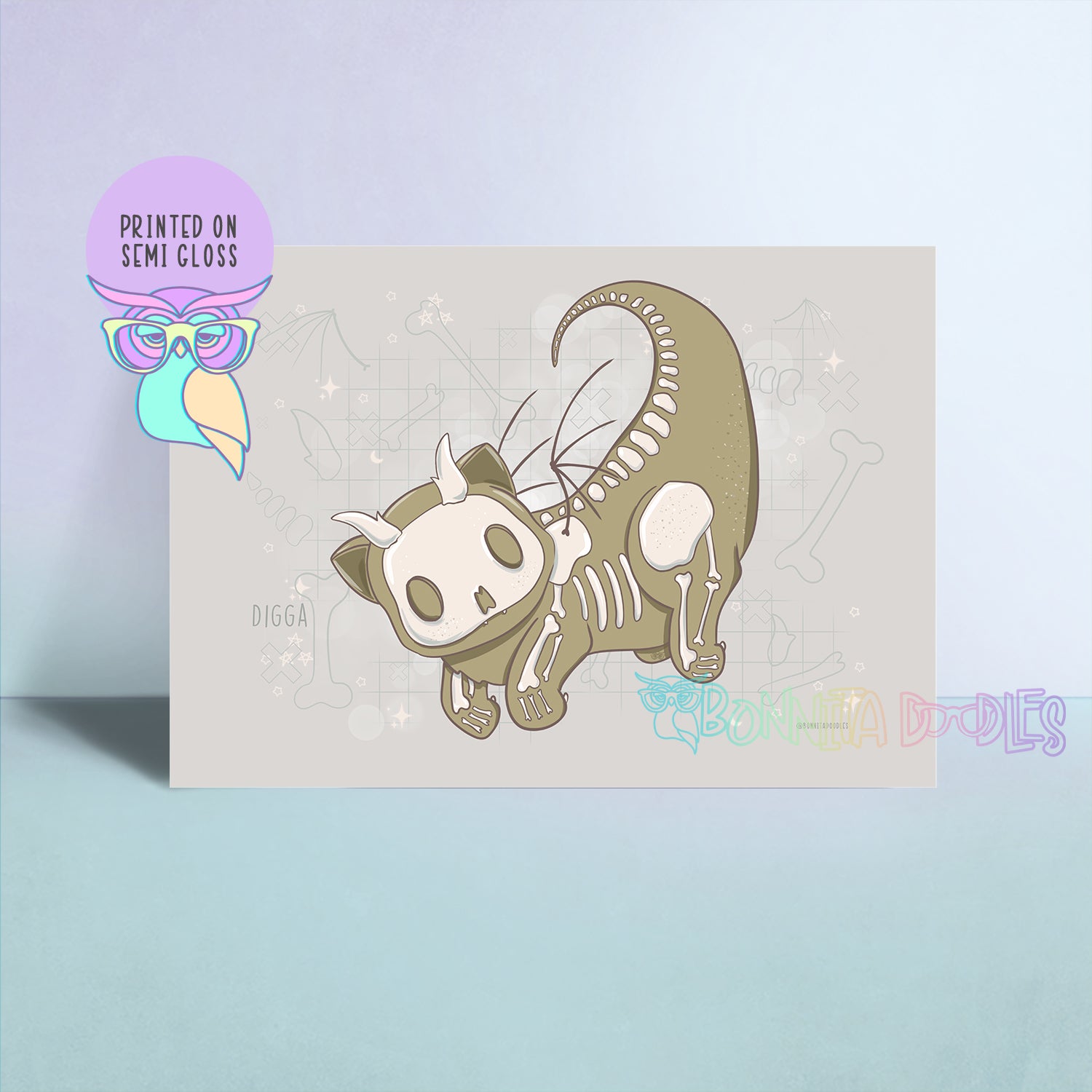 Dratz Digga Fossil A6 print