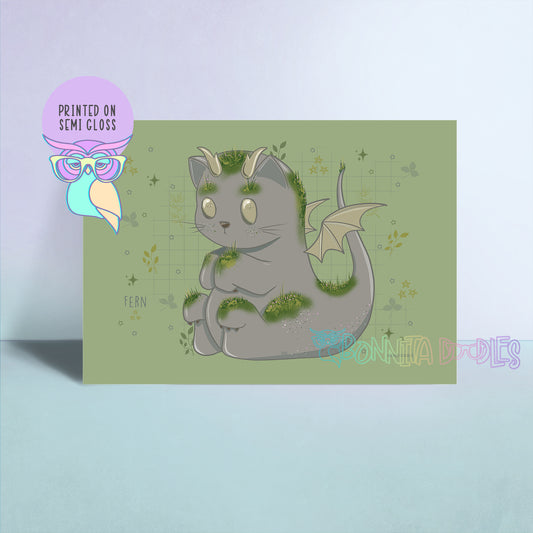 Dratz Fern Moss A6 print