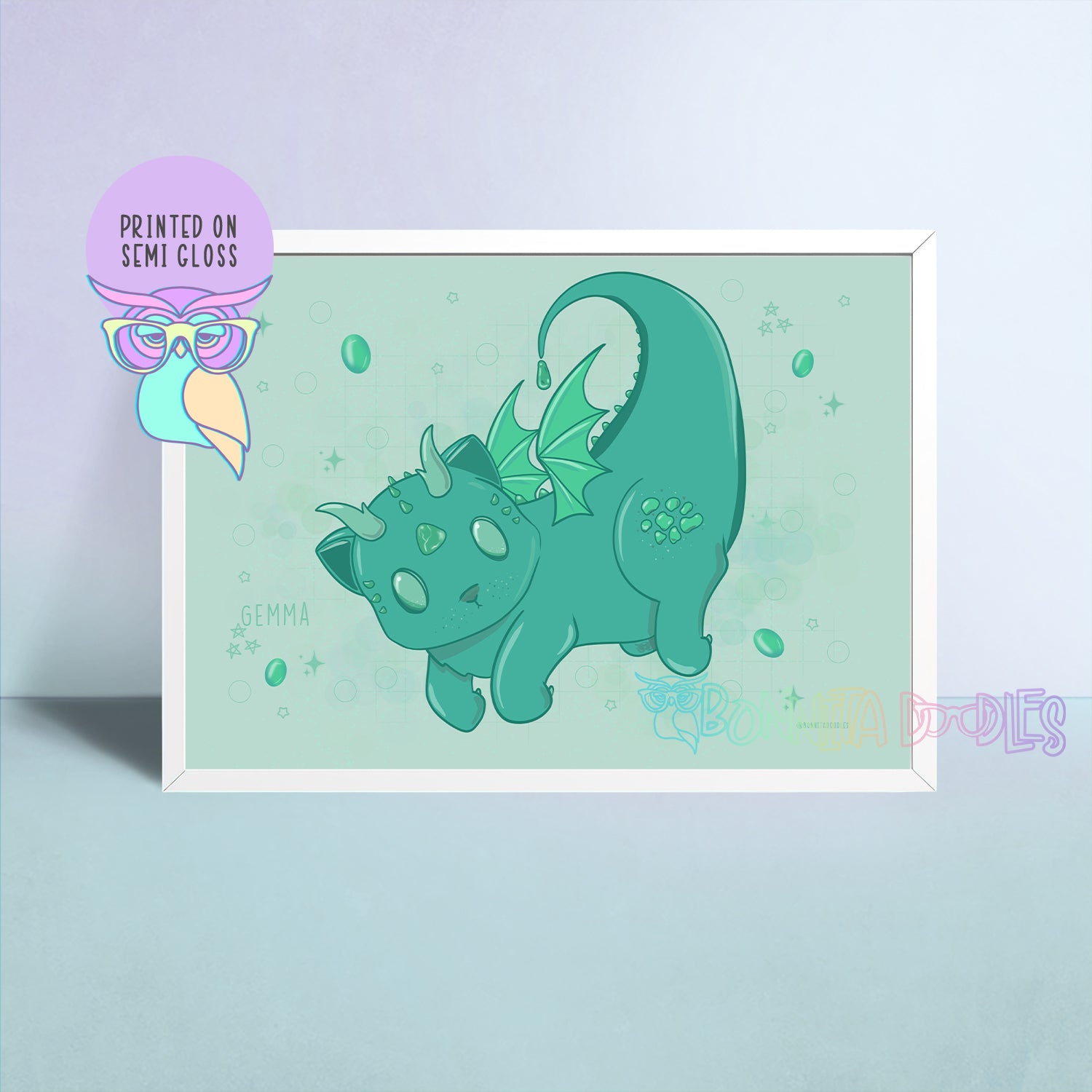 Dratz Gemma Jade A6 print