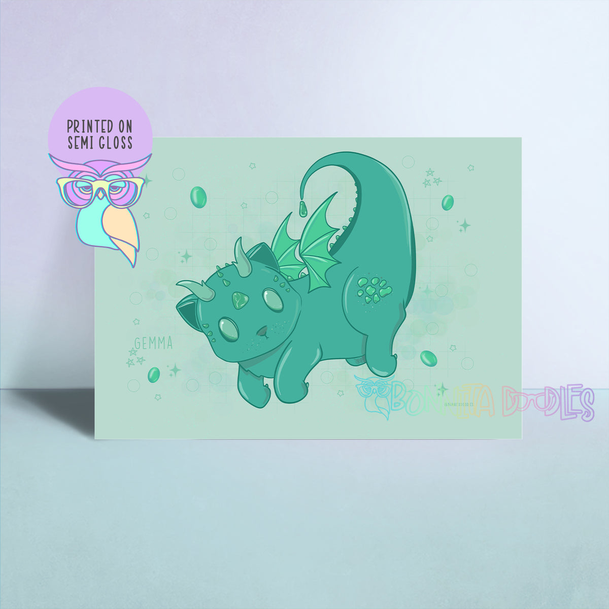 Dratz Gemma Jade A6 print