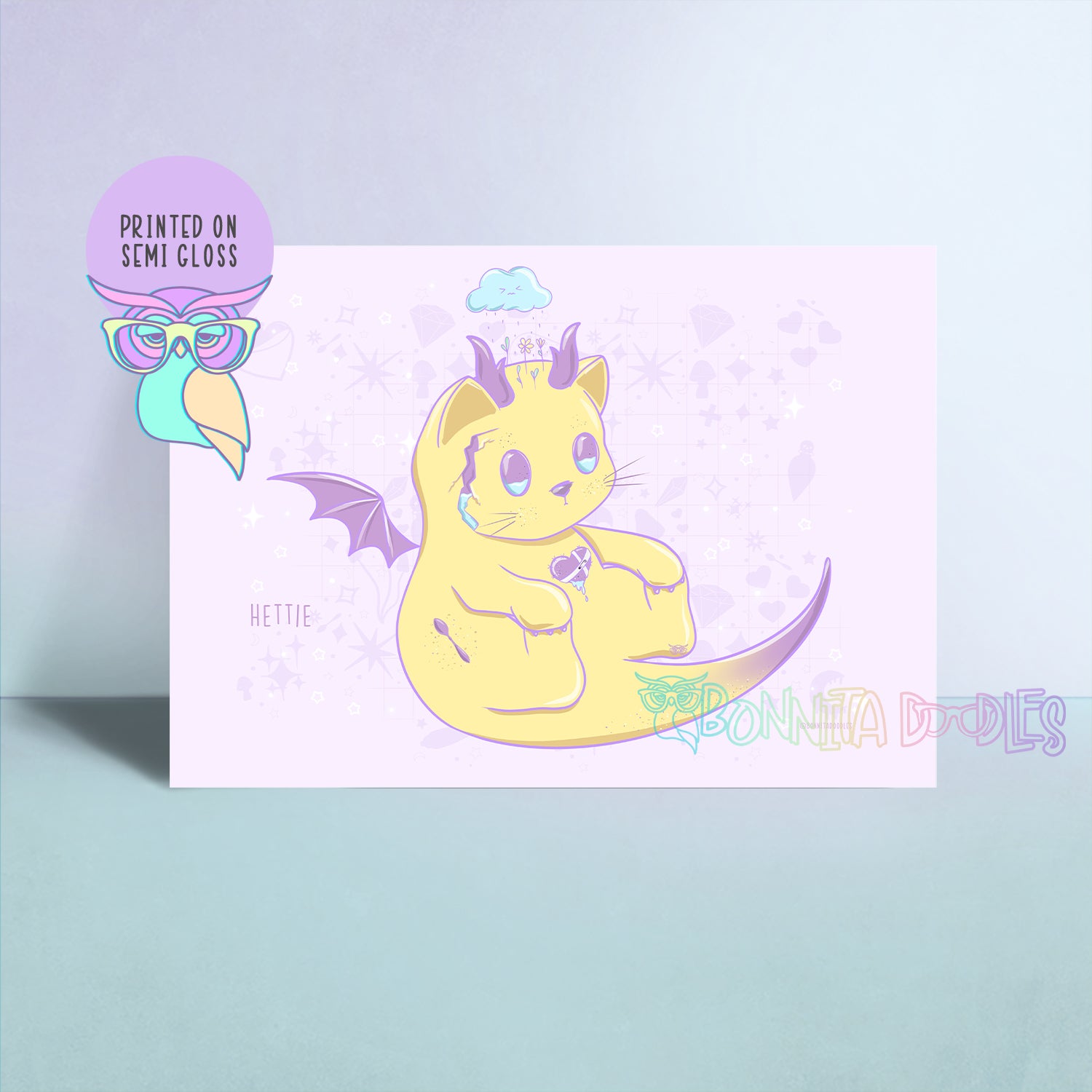 Dratz Hettie Battle A6 print