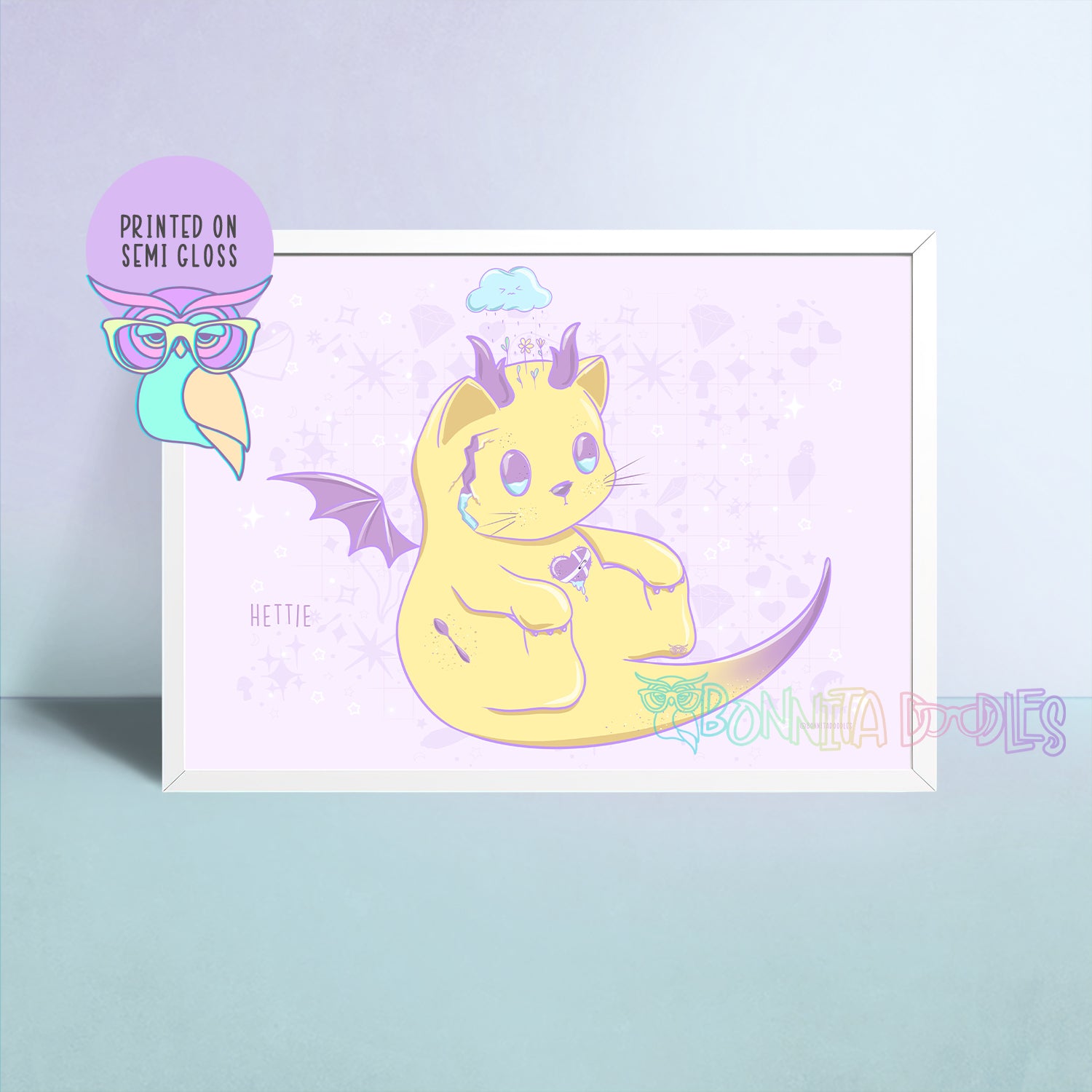 Dratz Hettie Battle A6 print