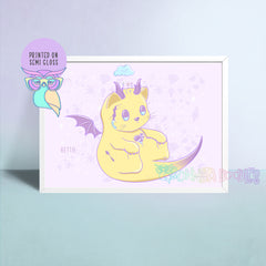 Dratz Hettie Battle A6 print