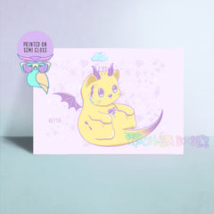 Dratz Hettie Battle A6 print