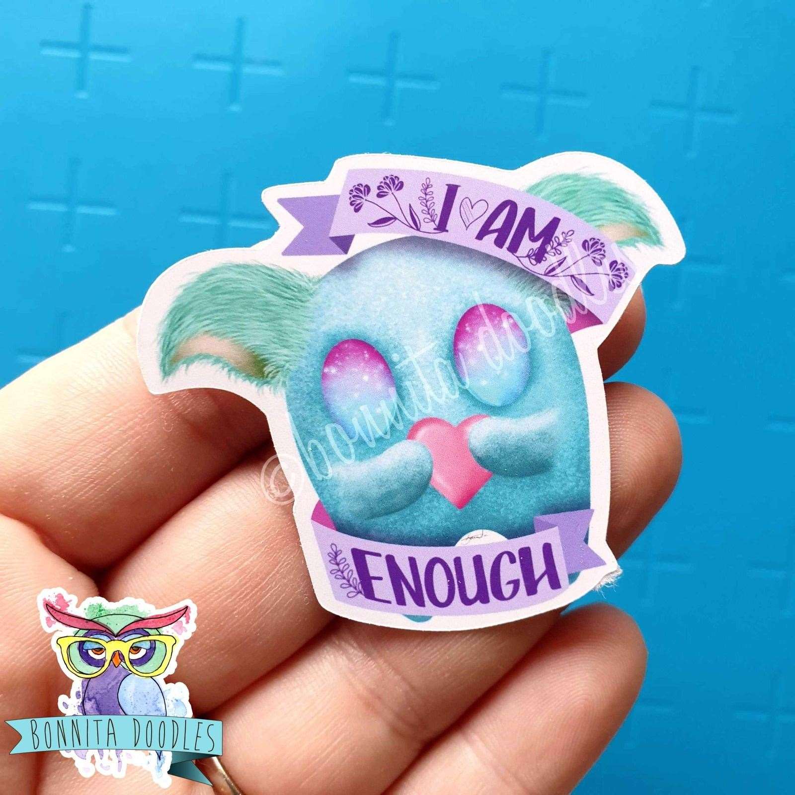 I am enough. Hope Chronic illness / mental health sticker