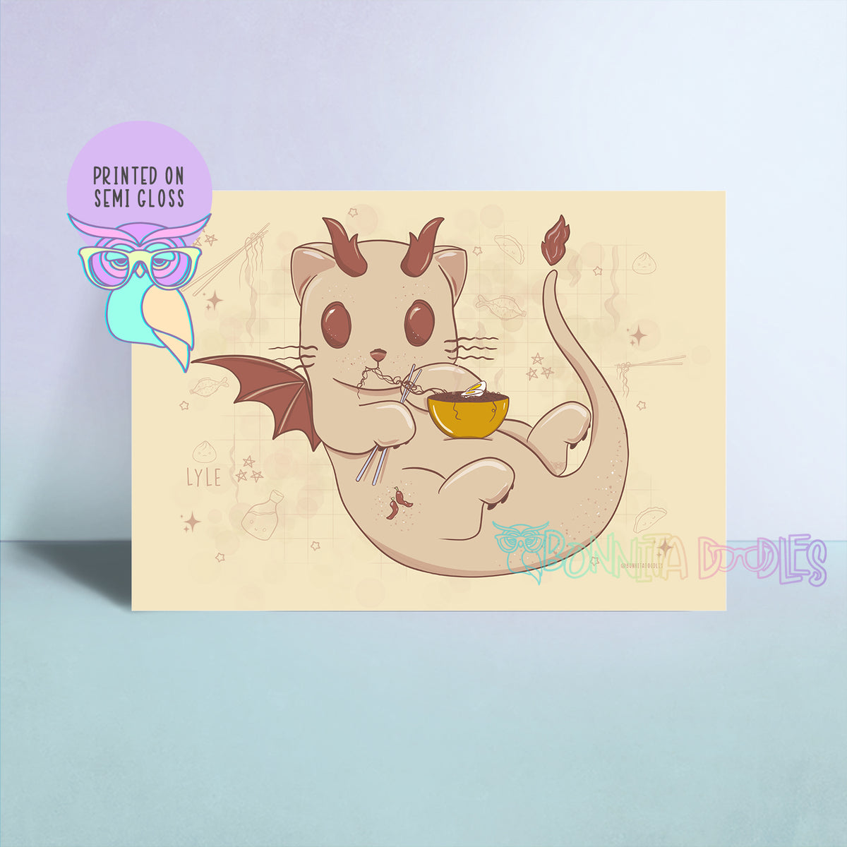 Dratz Lyle Feast A6 print