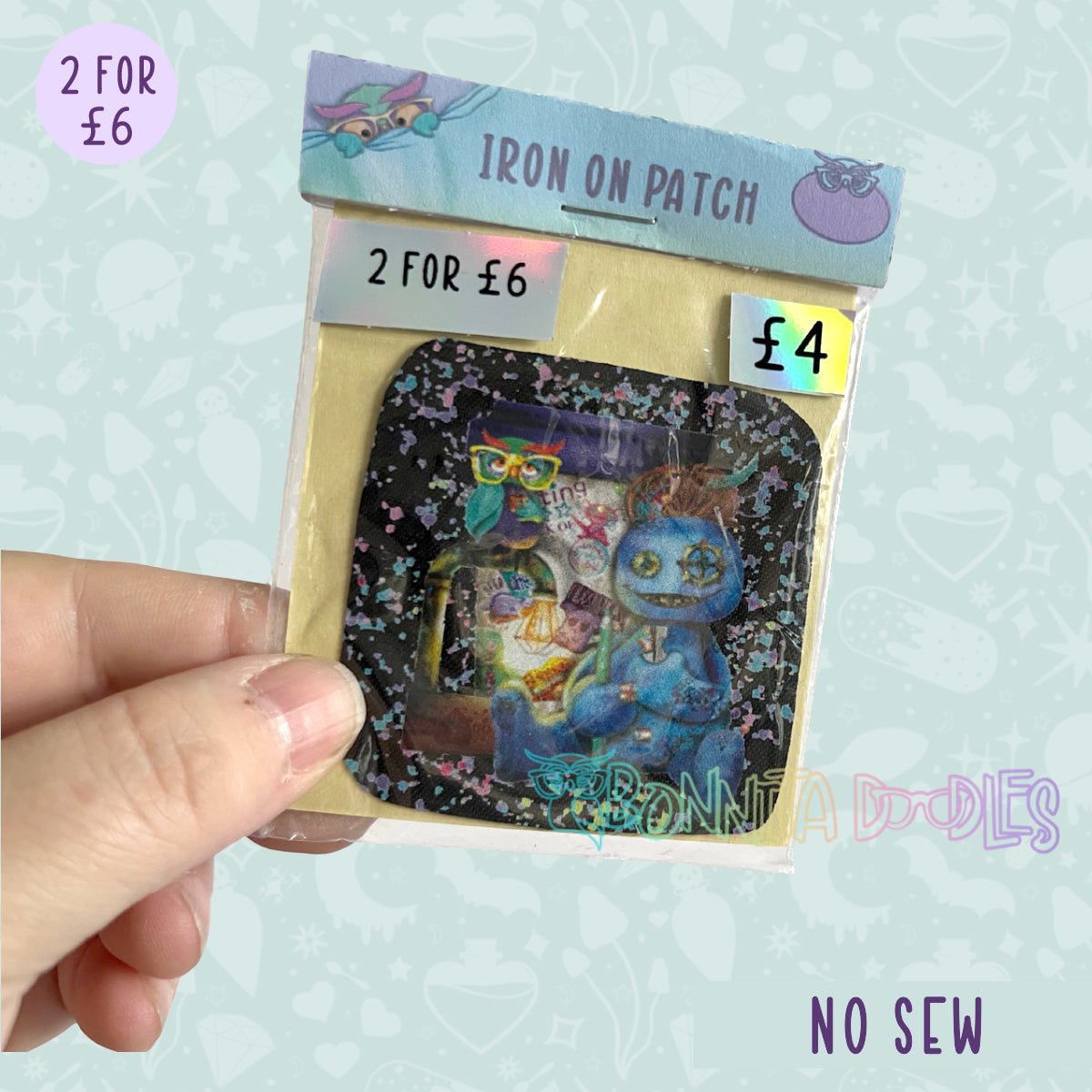 Fun Art patches 2 for £6 | Various Designs | Last Chance