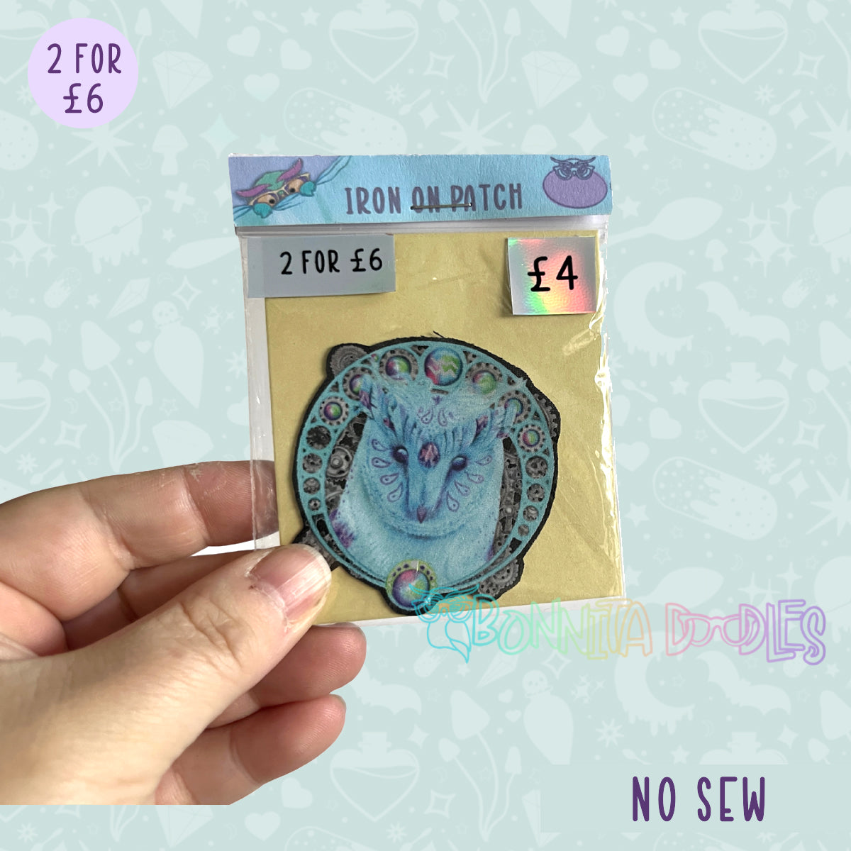 Fun Art patches 2 for £6 | Various Designs | Last Chance