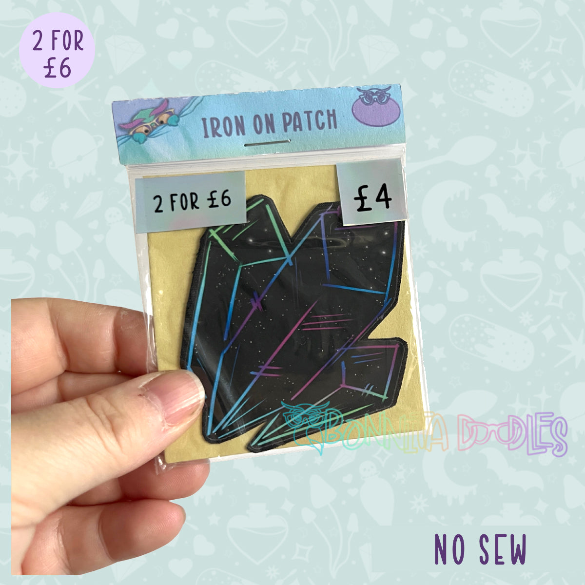 Fun Art patches 2 for £6 | Various Designs | Last Chance