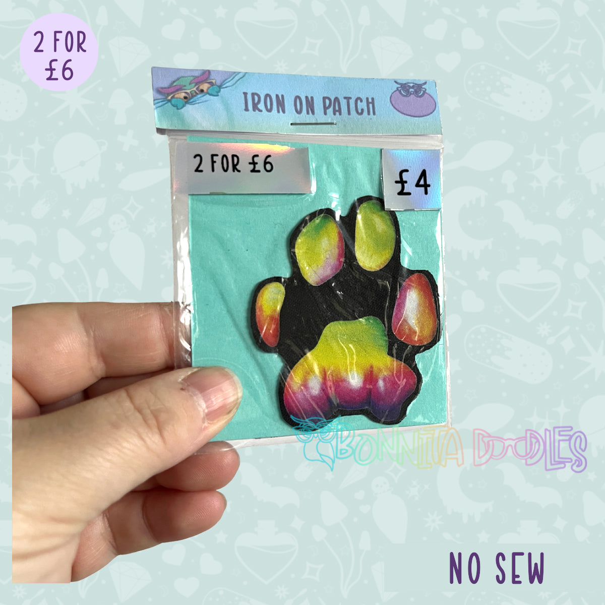 Fun Art patches 2 for £6 | Various Designs | Last Chance