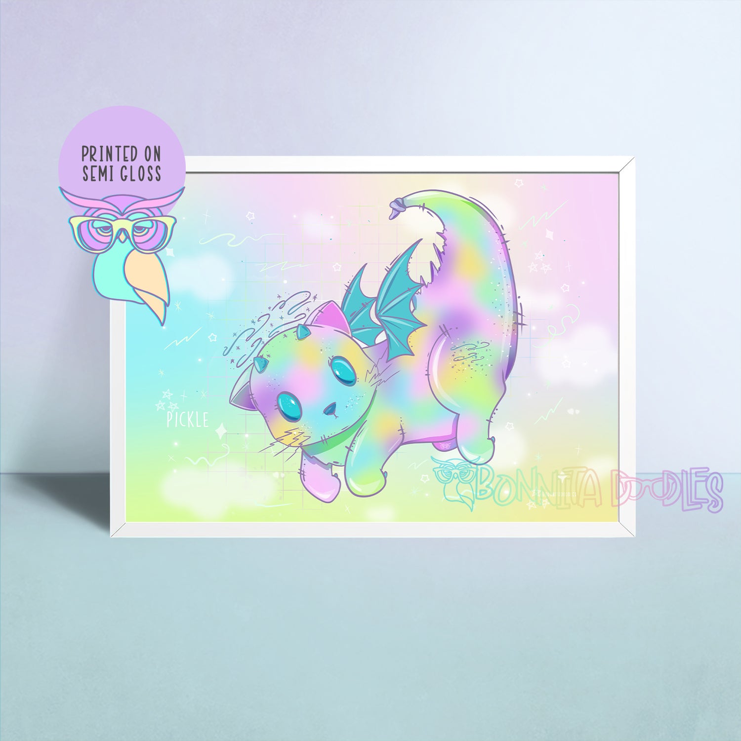 Dratz Pickle Frenzy A6 print