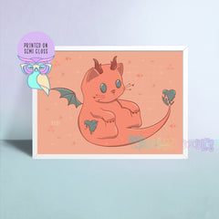 Dratz Ruby Rot A6 print