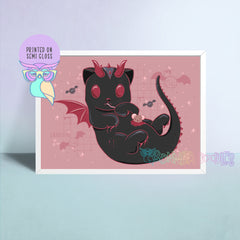 Dratz Sanguine Bleed A6 print