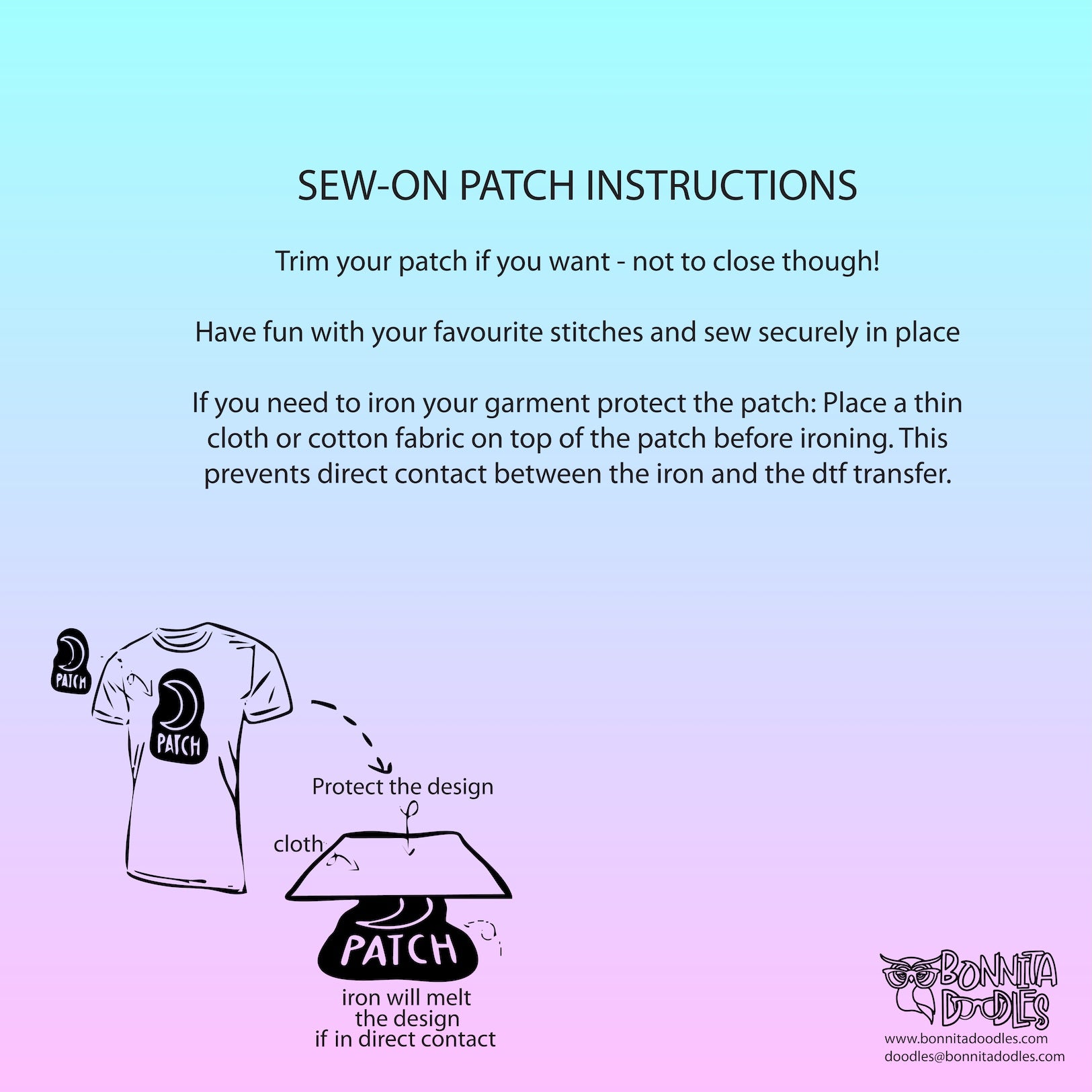 Fun Art patches 2 for £15 | Various Designs | Last Chance