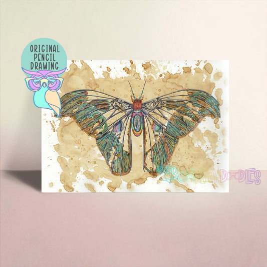 Steampunk | Atlas Moth | Original Art