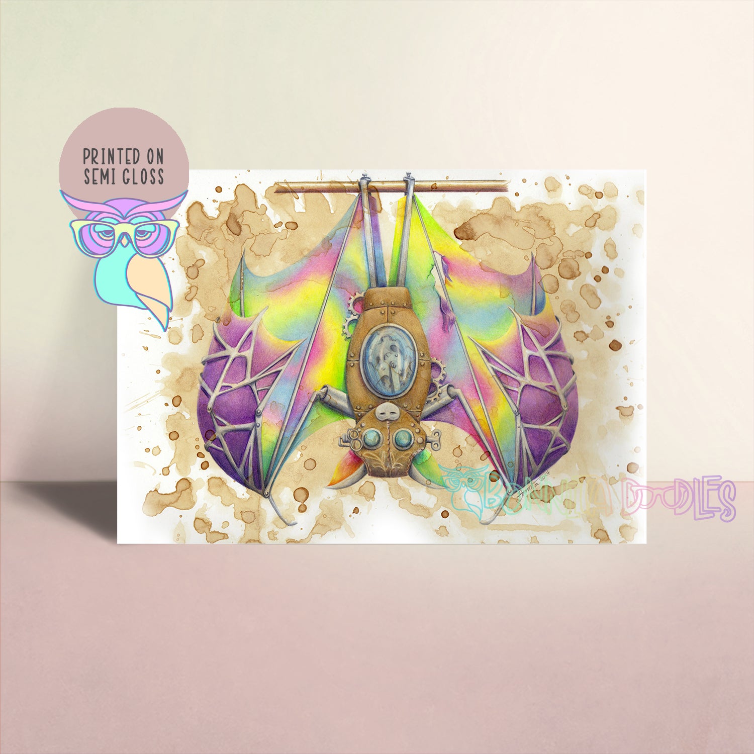 Art Print | Bat| Steampunk