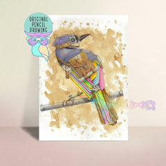Steampunk | Bluejay | Original Art