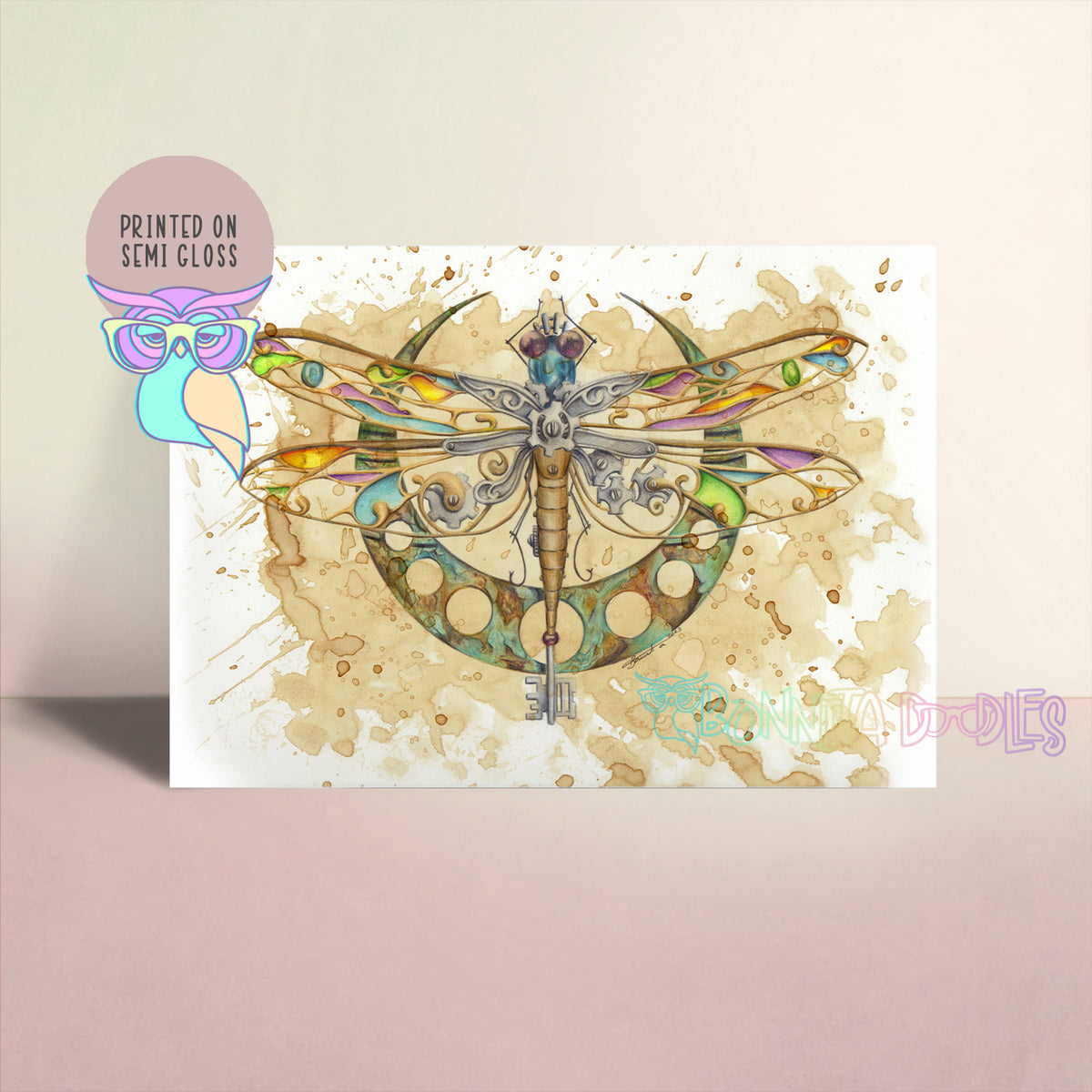 Art Print | Dragonfly | Steampunk