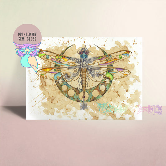 Art Print | Dragonfly | Steampunk