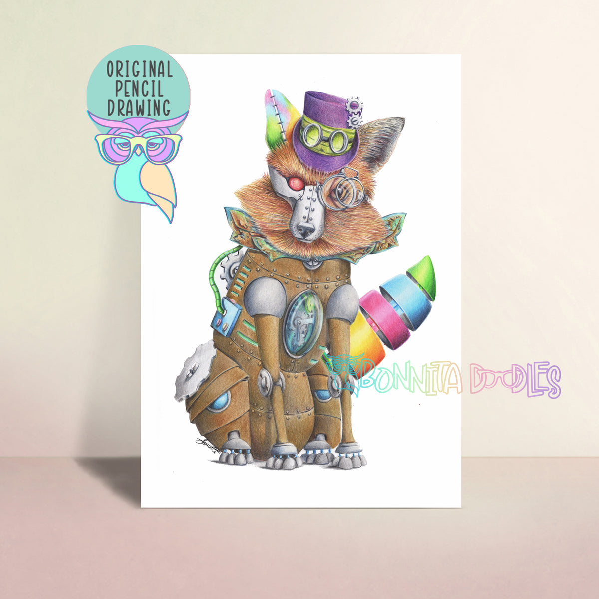 Steampunk | Fox | Original Art