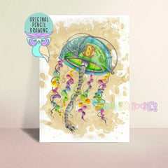 Steampunk | Jellyfish | Original Art