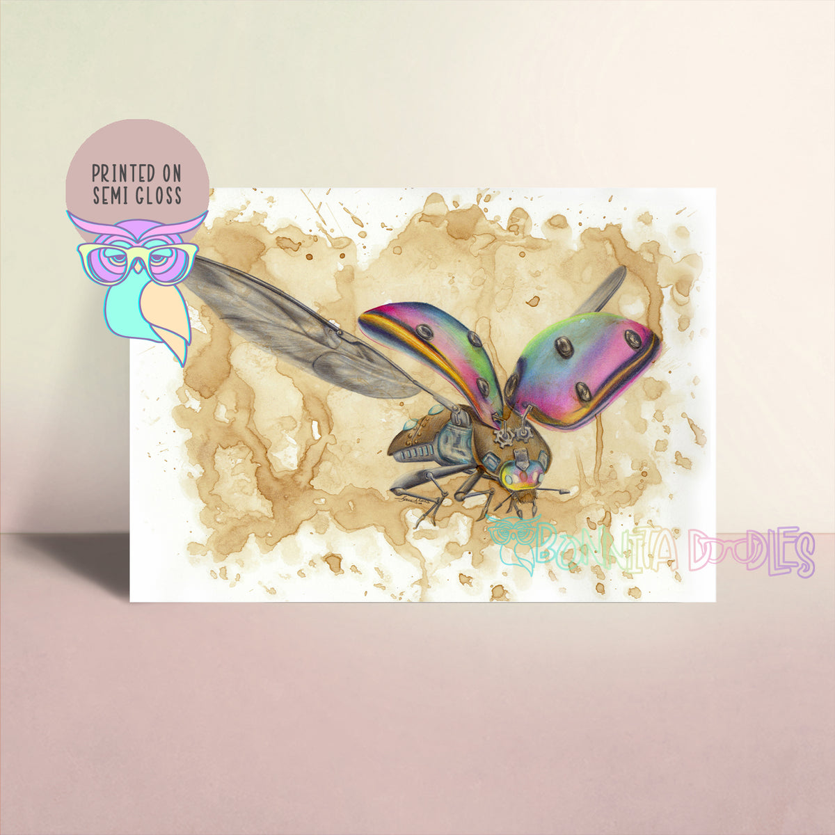 Art Print | Ladybug | Steampunk