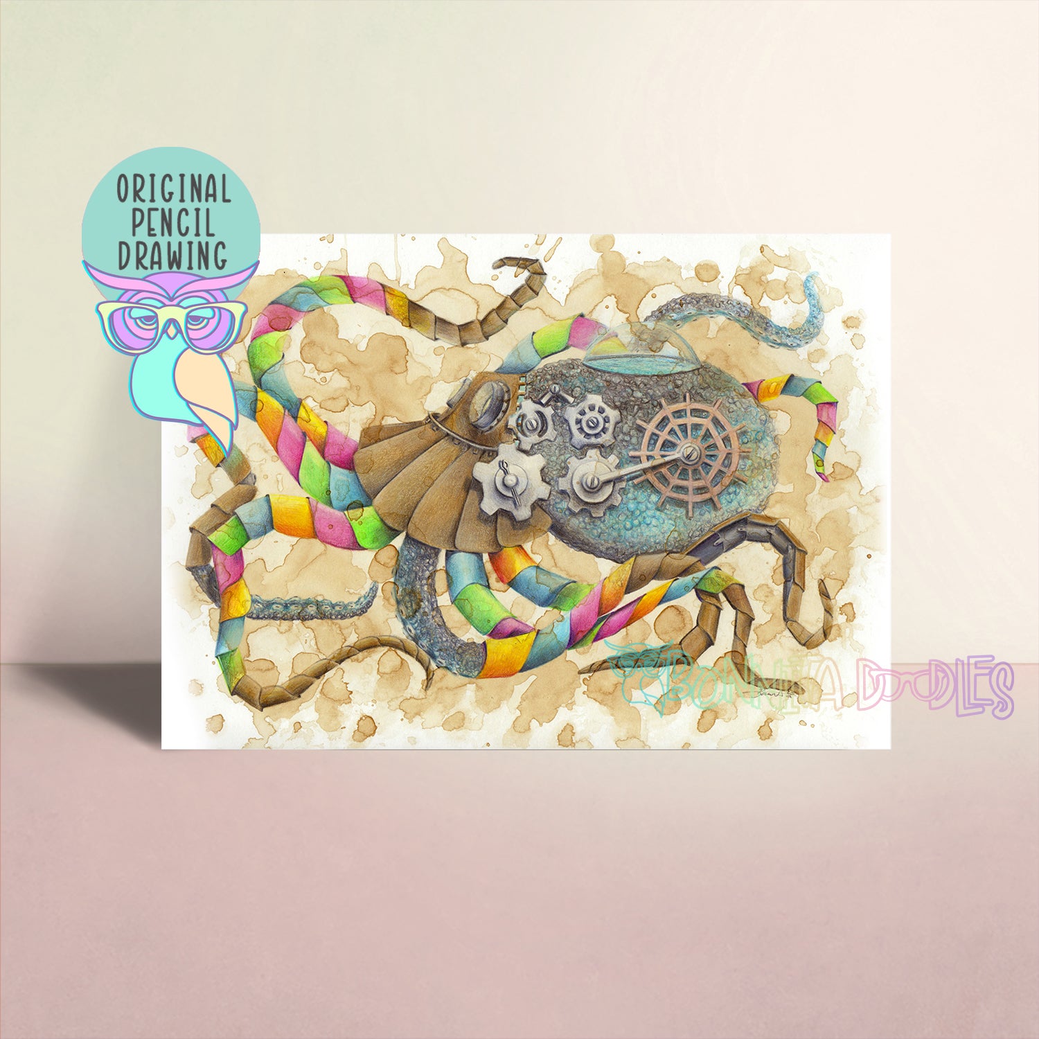 Steampunk | Octopus | Original Art