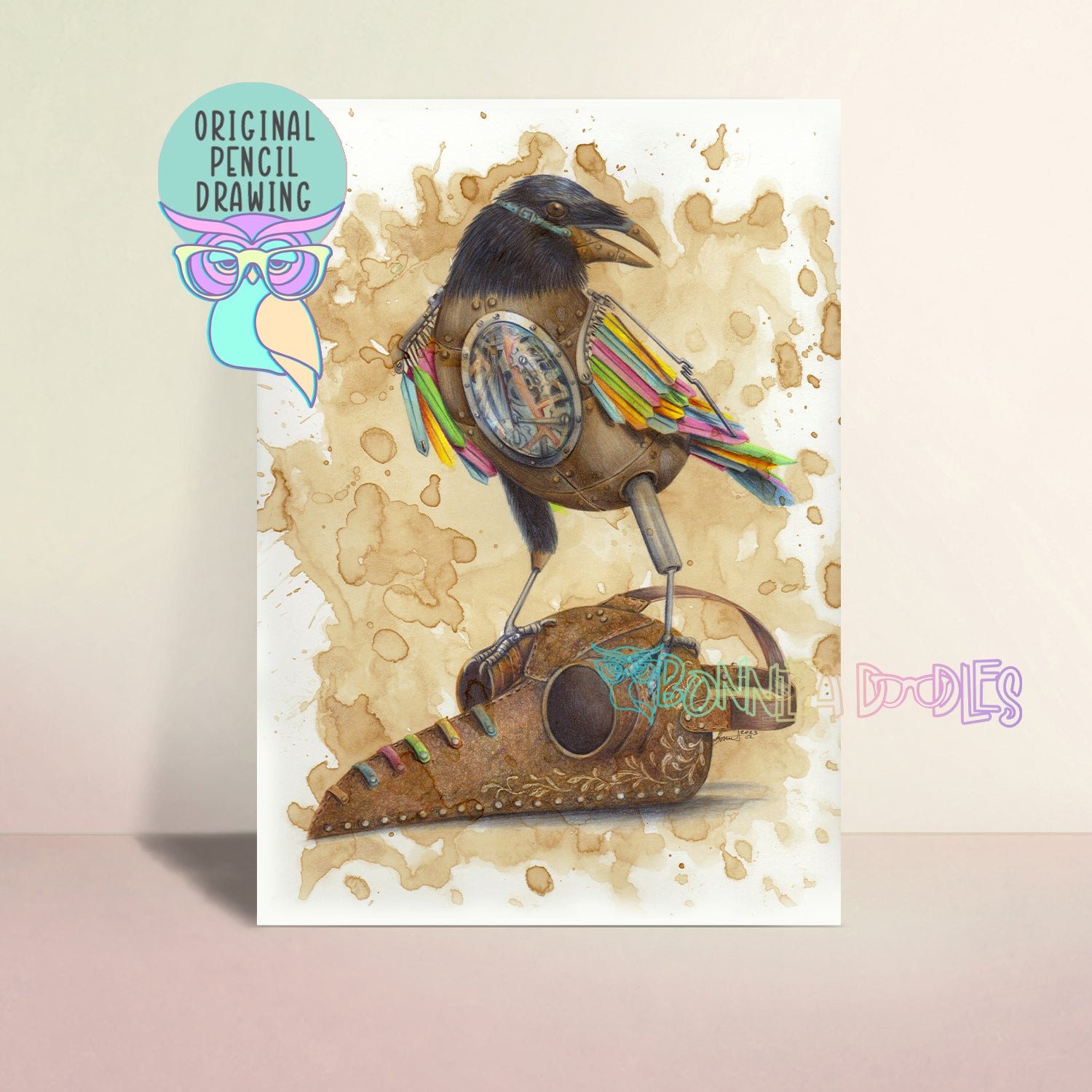 Steampunk | Raven | Original Art