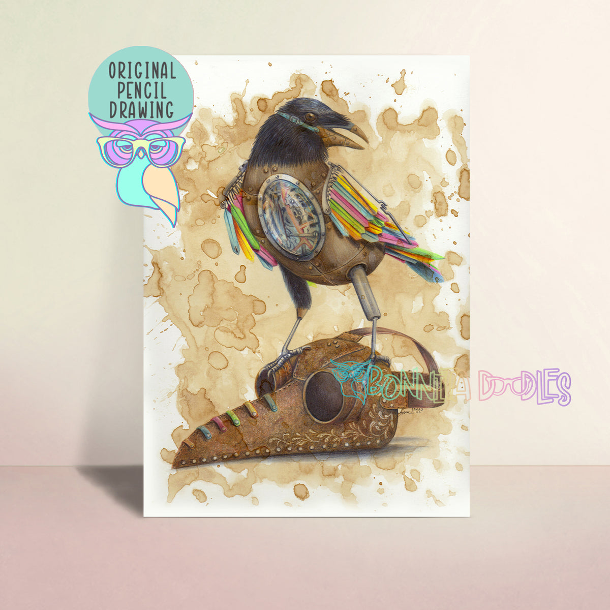 Steampunk | Raven | Original Art